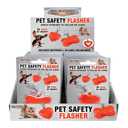 Blazing Ledz Blazing LEDz Pet Safety Flasher 1 pk 900233